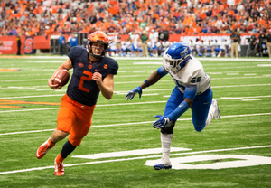 Syracuse junior QB Eric Dungey and the Orange found little wiggle room against a Scott Shafer-led defense from MTSU. 